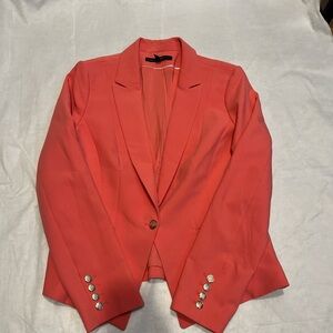 Coral White House Black Market Blazer